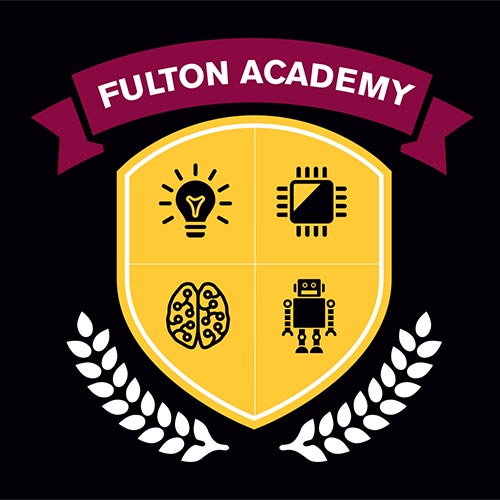 Fulton Academy shield graphic